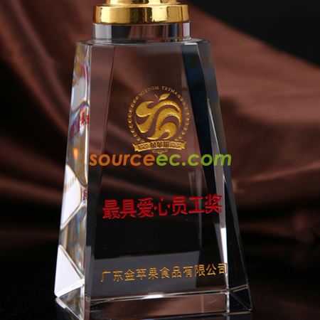 Customization Metal Crystal Trophy Corporate Gifts