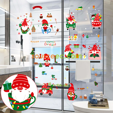 Customization Christmas Static Stickers Corporate Gifts