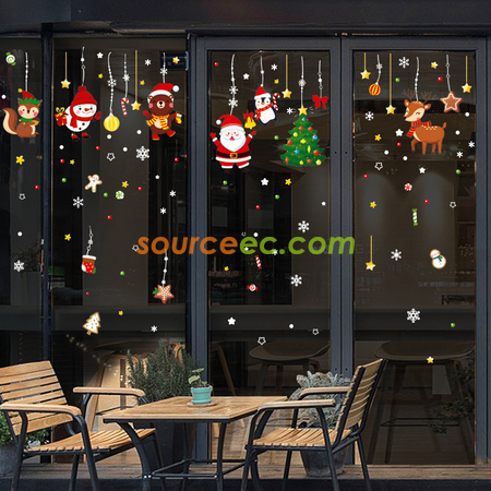 Customization Christmas Static Stickers Corporate Gifts