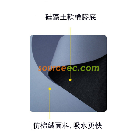 Customization Diatomaceous Earth Absorbent Fast Drying Bath Mat Corporate Gifts