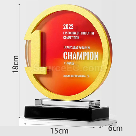 Customization Metal Crystal Trophy Corporate Gifts