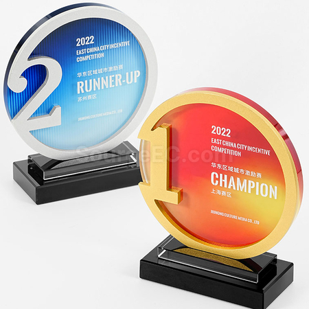Customization Metal Crystal Trophy Corporate Gifts