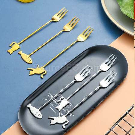 Customization Coffee Spoon Fork Set Corporate Gifts