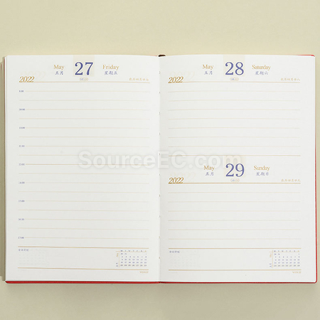 Customization Schedule Planner Notebook Gift Set Corporate Gifts