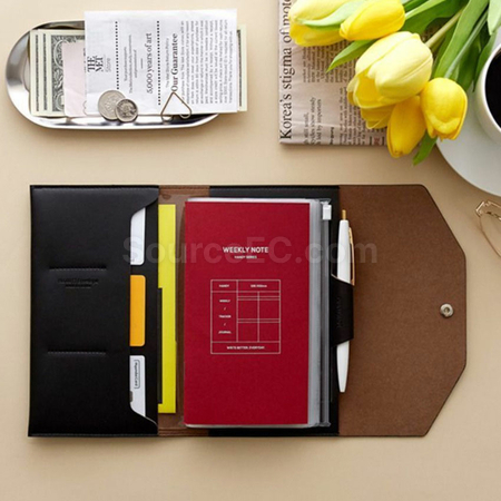 Customization PU Multi-functional  Notebook with Passport Cover Corporate Gifts