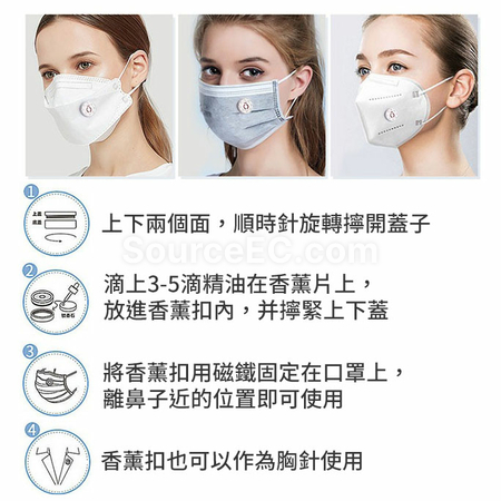 Customization Aroma Mask Buckle Corporate Gifts