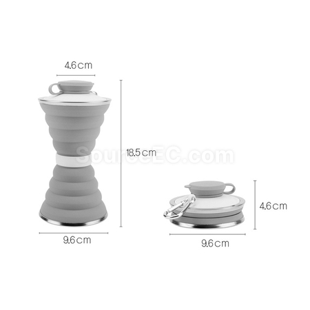 Customization Silicone Folding Water Cup Corporate Gifts