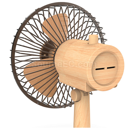 Customization Wood Grain Mini Fan Corporate Gifts