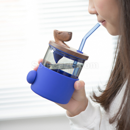 Customization Simple Straw Glass Corporate Gifts