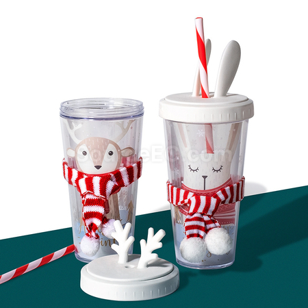 Customization Christmas Double Cup Corporate Gifts