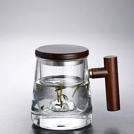 Customization Double-Layer Glass With Lid Corporate Gifts