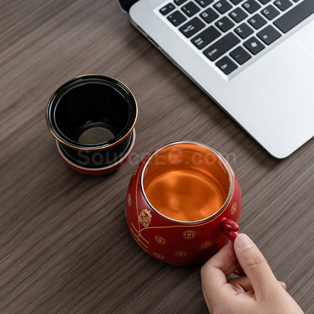 Customization Zhaocai Cat Tea Cup Corporate Gifts