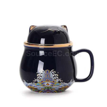 Customization Zhaocai Cat Tea Cup Corporate Gifts
