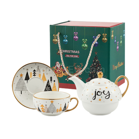 Customization Christmas Ceramic Cup Set Corporate Gifts