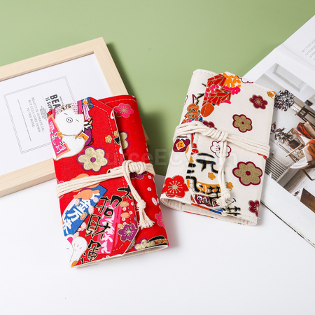 Customization Vintage Loose-leaf Notebook with Fabric Cover Corporate Gifts