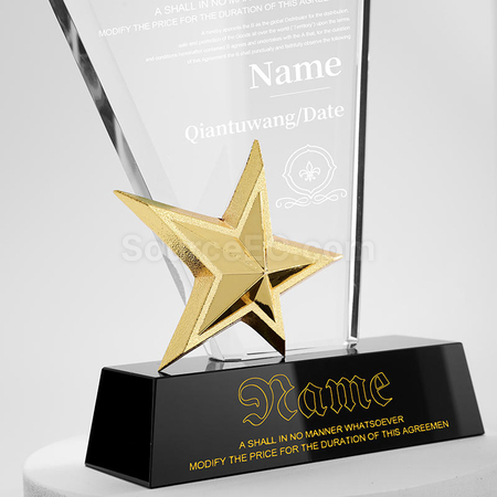 Customization Crystal Trophy Corporate Gifts