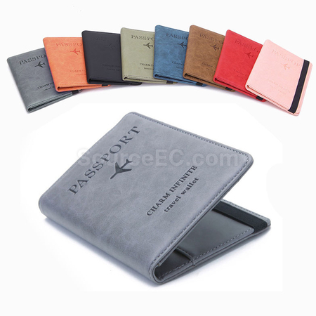Customization Pu RFID Passport Case Corporate Gifts