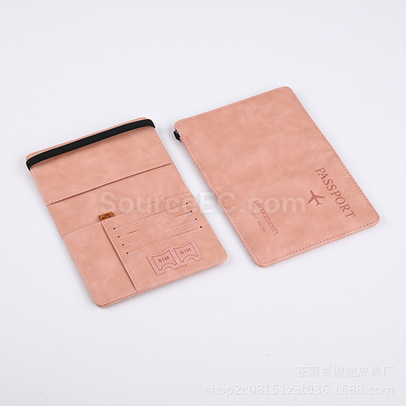 Customization Pu RFID Passport Case Corporate Gifts
