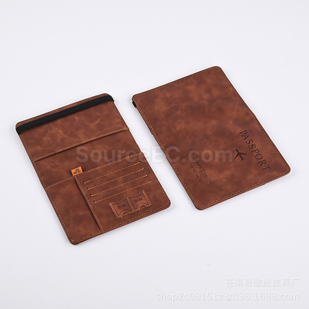 Customization Pu RFID Passport Case Corporate Gifts