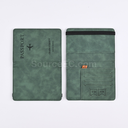 Customization Pu RFID Passport Case Corporate Gifts