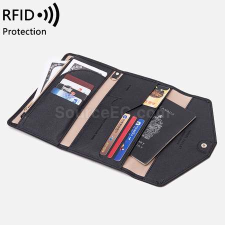 Customization Pu RFID Passport Case Corporate Gifts