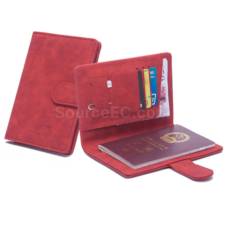 Customization Pu RFID Passport Case Corporate Gifts