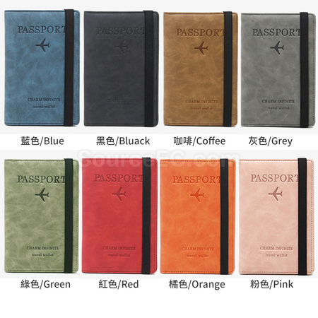Customization Pu RFID Passport Case Corporate Gifts