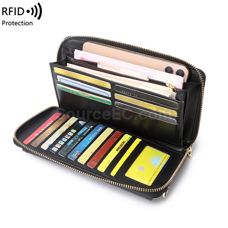 Customization PU Wallet With Touch Phone Bag Corporate Gifts