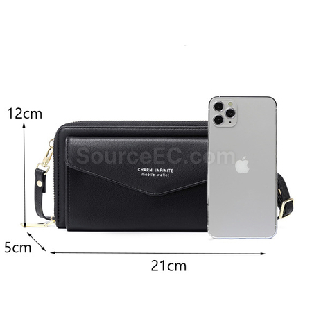 Customization PU Wallet With Touch Phone Bag Corporate Gifts