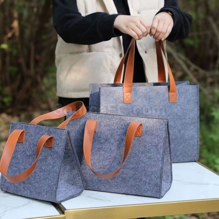 Customization Felt Large Capacity Tote Bag Corporate Gifts