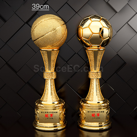 Customization FootBall Basketball Trophy Corporate Gifts