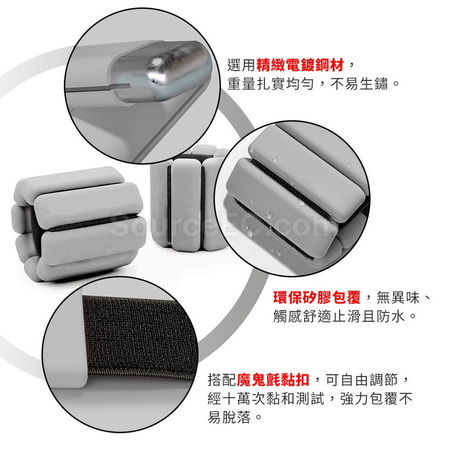 Customization Wrist & Ankle Weights Silicone Bracelet Corporate Gifts