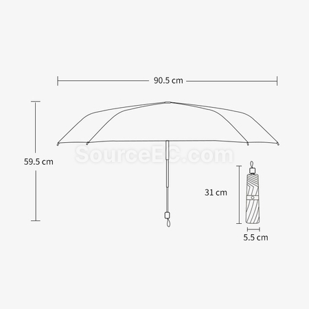 Customization Four-folding Umbrella Corporate Gifts