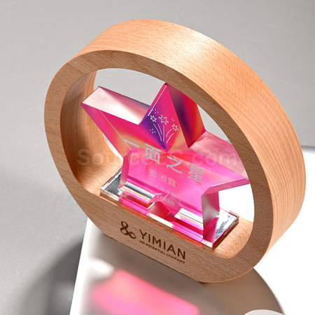 Customization Wood Crystal Corporate Gifts