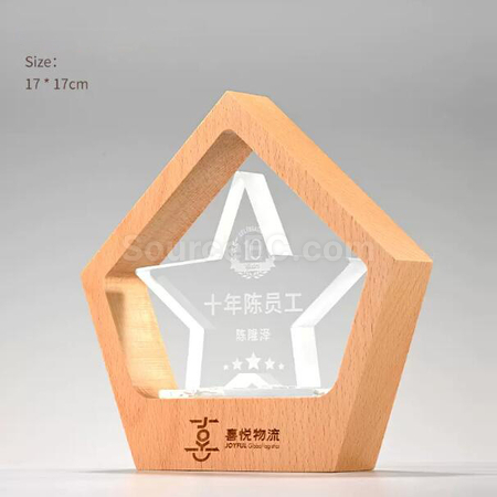 Customization Wood Crystal Corporate Gifts