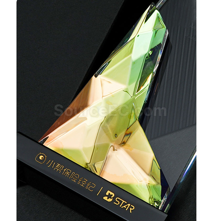 Customization Gradient Crystal Trophy Corporate Gifts