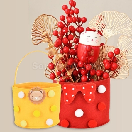 Customization Felt Lucky Bucket Corporate Gifts