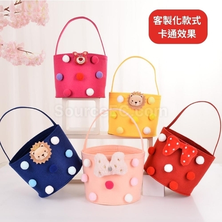 Customization Felt Lucky Bucket Corporate Gifts