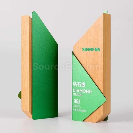 Customization Wooden Metal Trophy Corporate Gifts