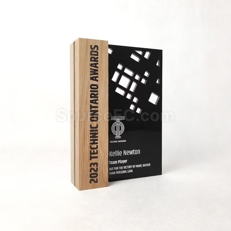 Customization Wooden Acrylic Trophy Corporate Gifts