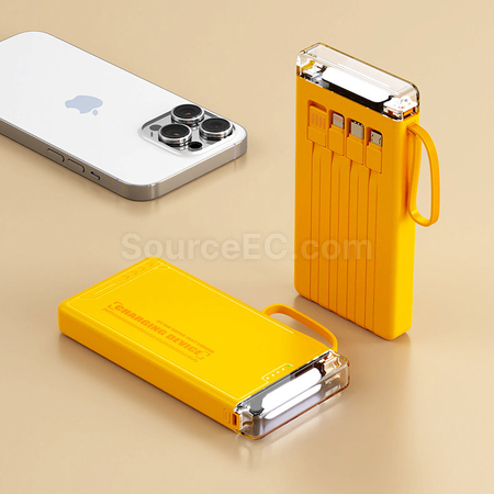 Customization Comes with 4-wire Power Bank Corporate Gifts