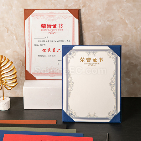 Customization PU Certificate Frame Corporate Gifts