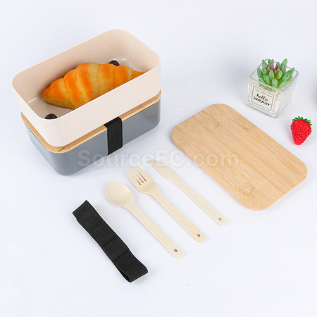 Customization Wheat Straw LunchBox Corporate Gifts