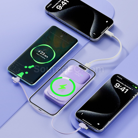 Customization Magnet Fast Charging Mobile Power Bank Corporate Gifts