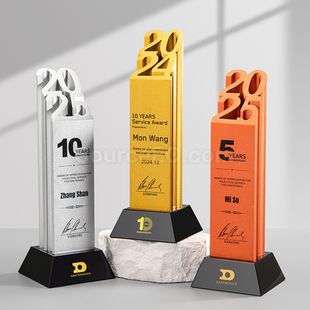 Customization Crysta & Metal Trophy Corporate Gifts