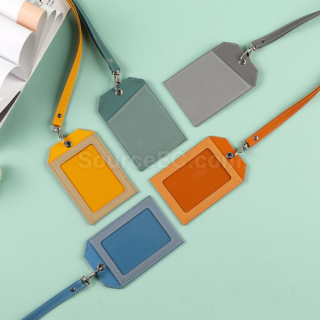 Customization PU Badge Holder Corporate Gifts