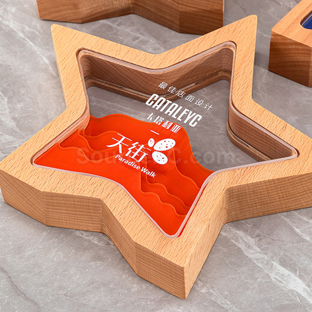 Customization Wooden Acrylic Trophy Corporate Gifts