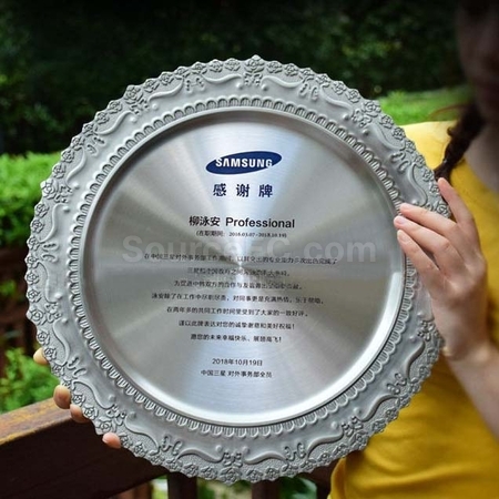 Customization Silver Plate Corporate Gifts