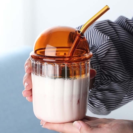 Customization Glass Coffee Cup Corporate Gifts