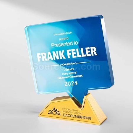 Customization Crystal & Metal Trophy Corporate Gifts